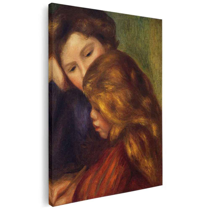 The Writing Lesson (1895) by Pierre-Auguste Renoir