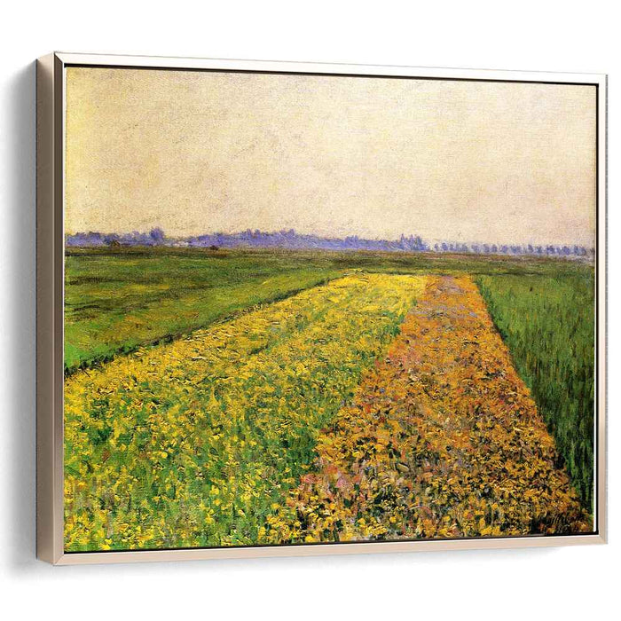 The Yellow Fields at Gennevilliers (1884) by Gustave Caillebotte