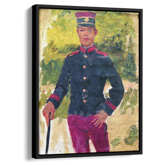 The young soldier. Parisian style by Ilya Repin