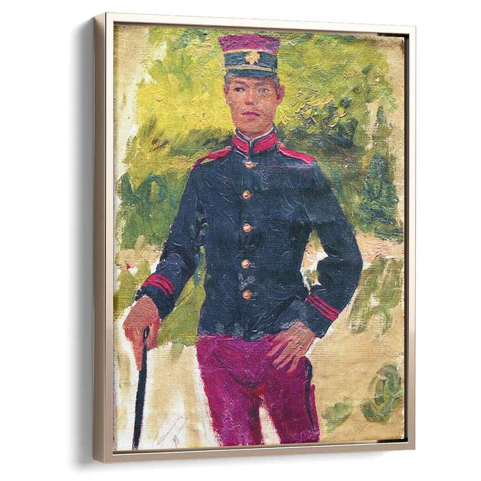 The young soldier. Parisian style by Ilya Repin