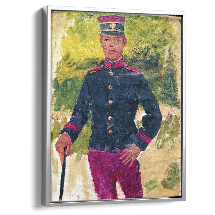 The young soldier. Parisian style by Ilya Repin