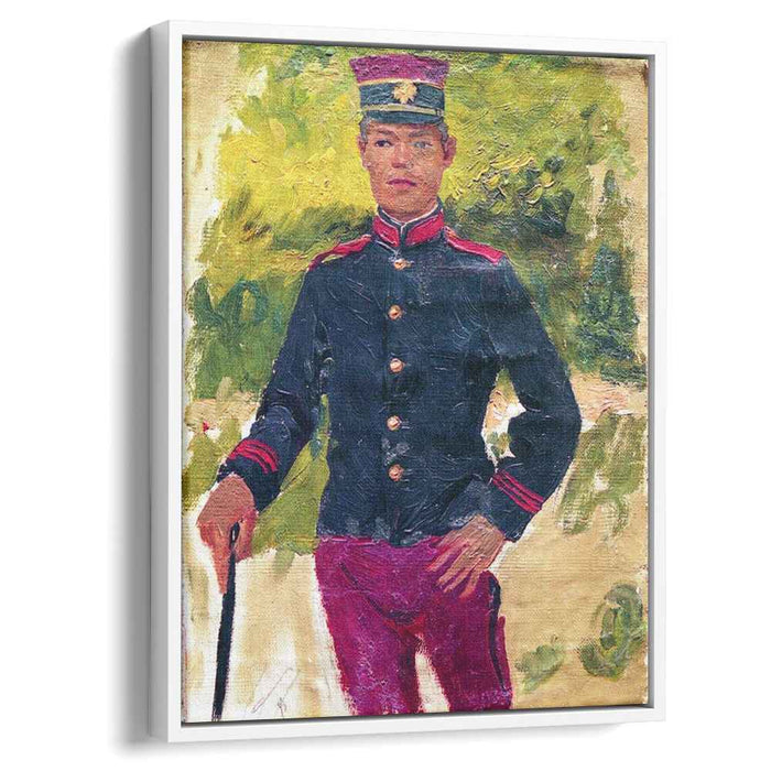 The young soldier. Parisian style by Ilya Repin