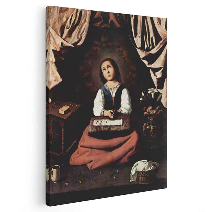 The Young Virgin (1630) by Francisco de Zurbaran