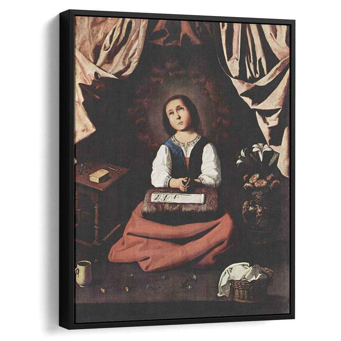 The Young Virgin (1630) by Francisco de Zurbaran