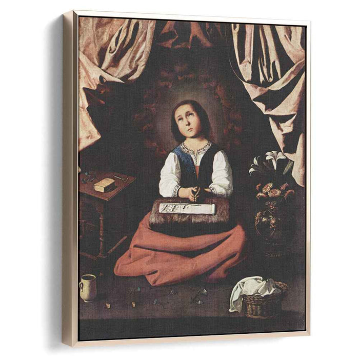 The Young Virgin (1630) by Francisco de Zurbaran