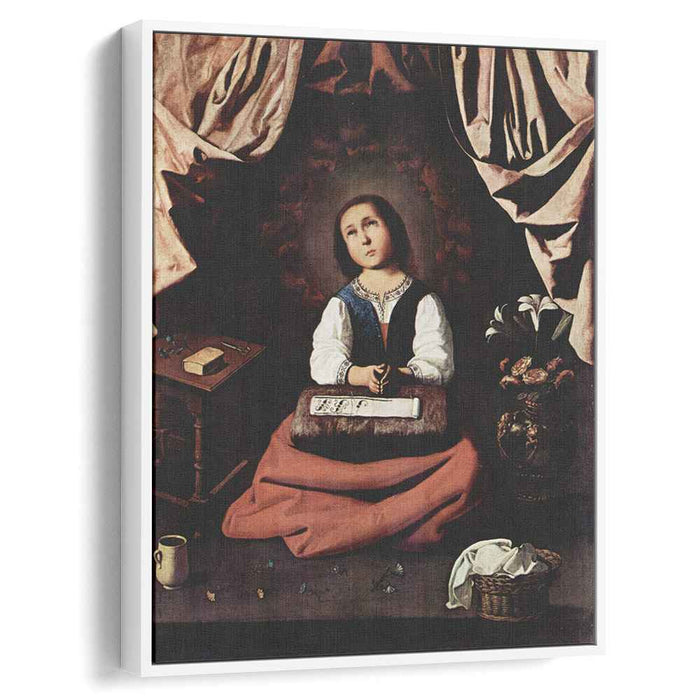The Young Virgin (1630) by Francisco de Zurbaran