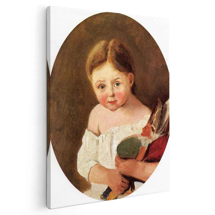 The Youngest Daughter of M. Edouard Delalain (1850) by Camille Corot