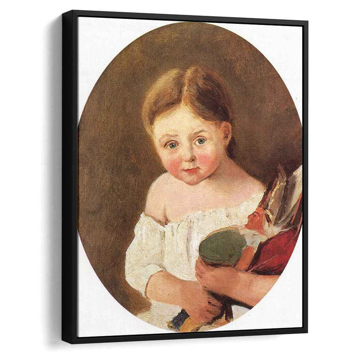 The Youngest Daughter of M. Edouard Delalain (1850) by Camille Corot