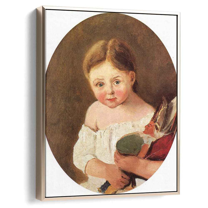 The Youngest Daughter of M. Edouard Delalain (1850) by Camille Corot