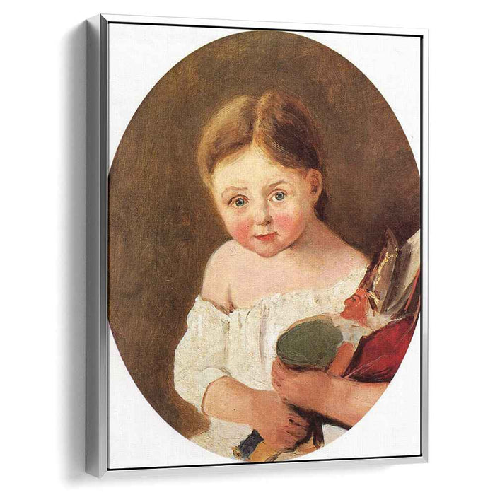 The Youngest Daughter of M. Edouard Delalain (1850) by Camille Corot