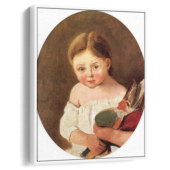 The Youngest Daughter of M. Edouard Delalain (1850) by Camille Corot