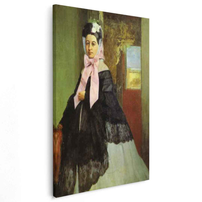 Therese de Gas, sister of the artist, later Madame Edmond Morbilli by Edgar Degas