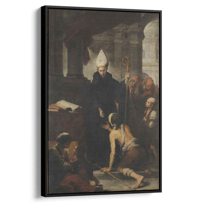Thomas of Villanova giving alms to the poors (1678) by Bartolome Esteban Murillo