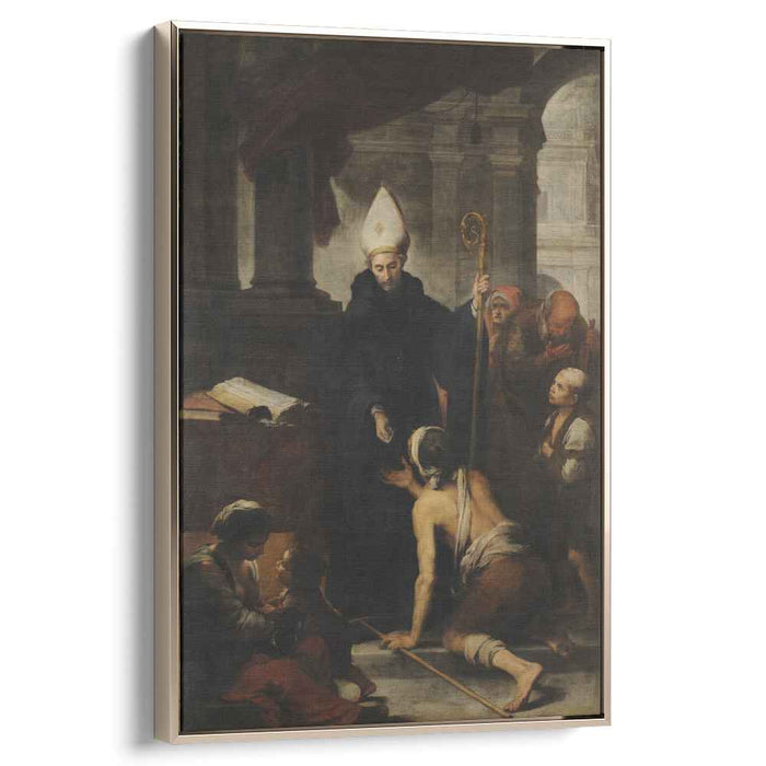 Thomas of Villanova giving alms to the poors (1678) by Bartolome Esteban Murillo