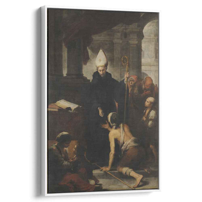 Thomas of Villanova giving alms to the poors (1678) by Bartolome Esteban Murillo