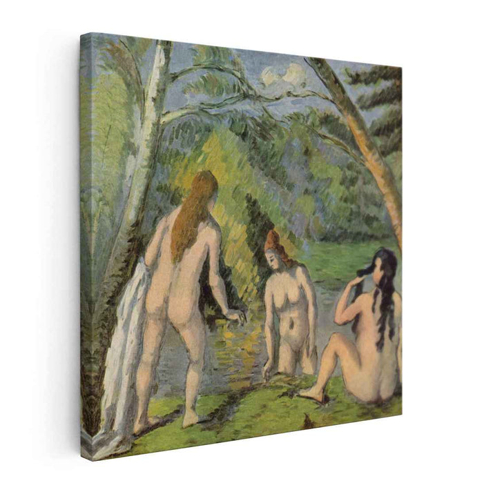 Three Bathers (1882) by Paul Cezanne
