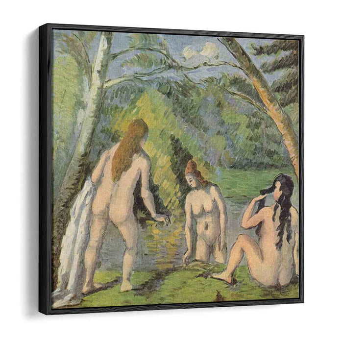 Three Bathers (1882) by Paul Cezanne