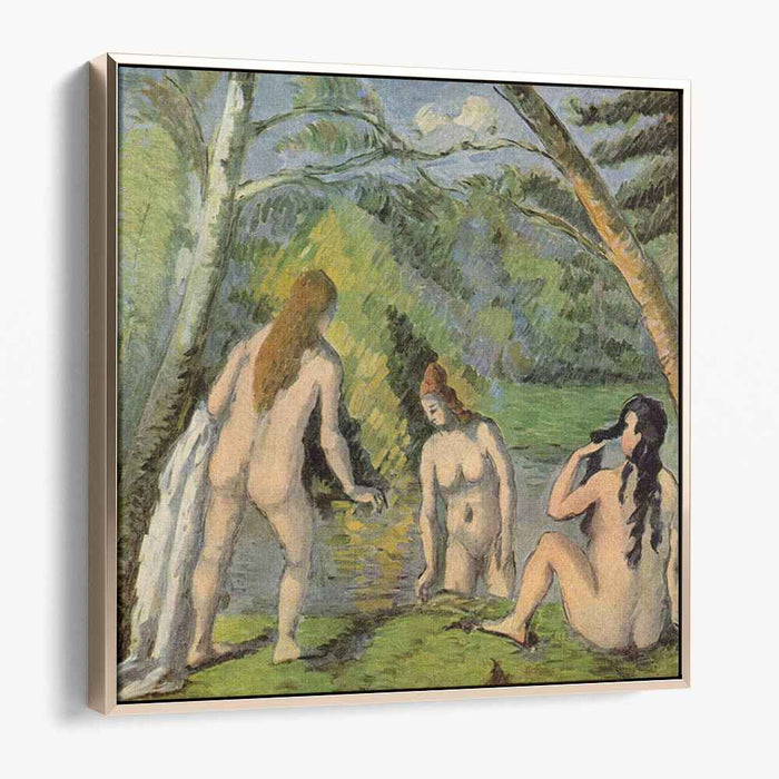 Three Bathers (1882) by Paul Cezanne