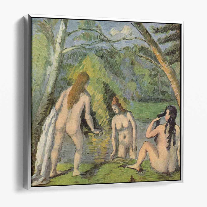 Three Bathers (1882) by Paul Cezanne