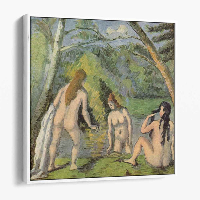 Three Bathers (1882) by Paul Cezanne