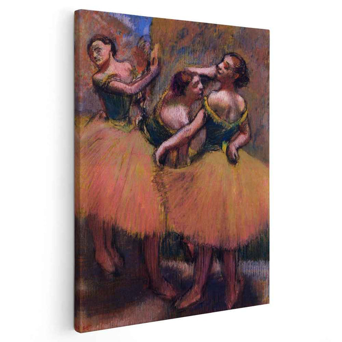 Three Dancers, Green Blouses by Edgar Degas