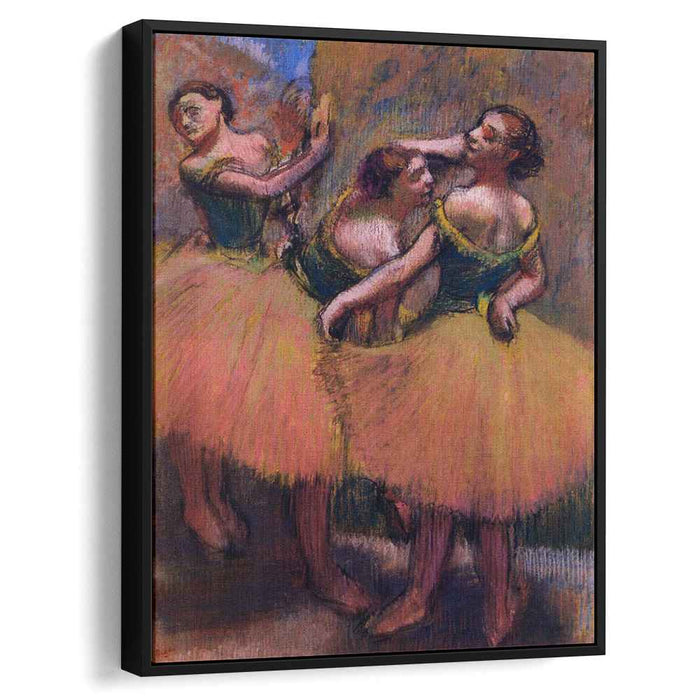 Three Dancers, Green Blouses by Edgar Degas