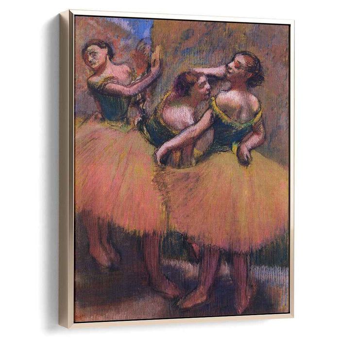 Three Dancers, Green Blouses by Edgar Degas