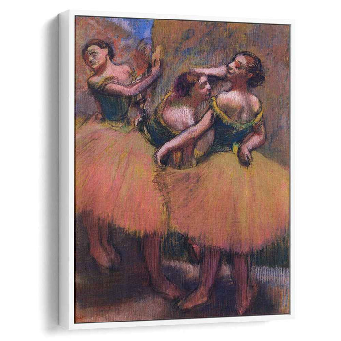 Three Dancers, Green Blouses by Edgar Degas