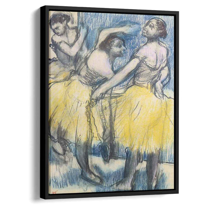Three Dancers in Yellow Skirts (1904) by Edgar Degas