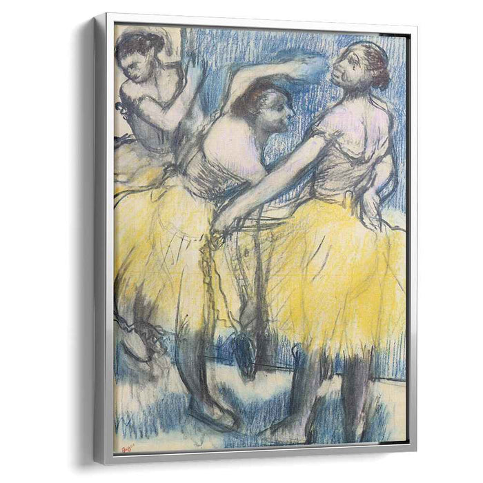 Three Dancers in Yellow Skirts (1904) by Edgar Degas
