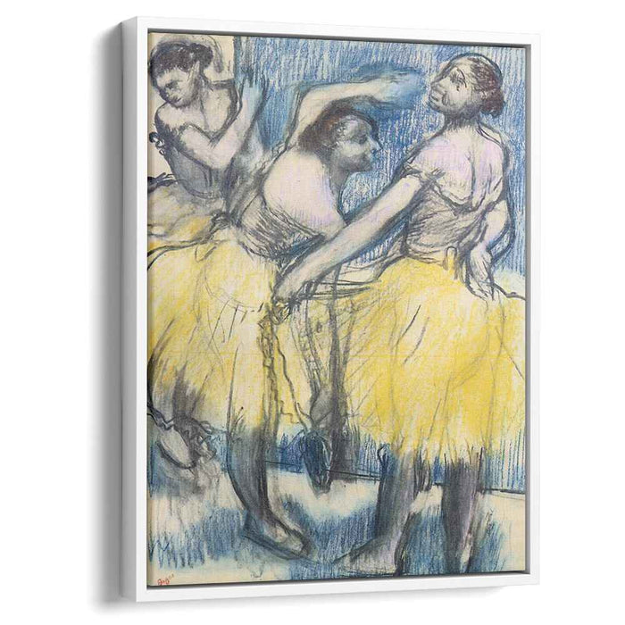 Three Dancers in Yellow Skirts (1904) by Edgar Degas