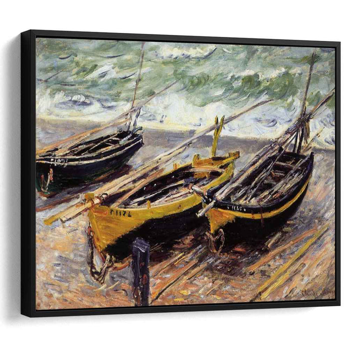 Three Fishing Boats (1885) by Claude Monet