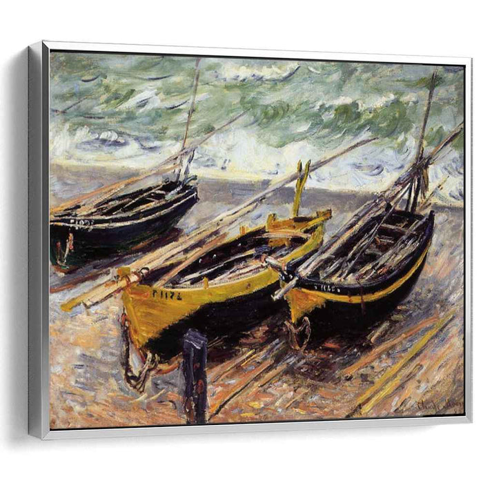 Three Fishing Boats (1885) by Claude Monet