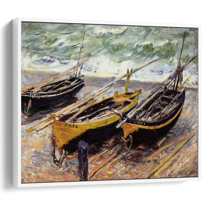 Three Fishing Boats (1885) by Claude Monet
