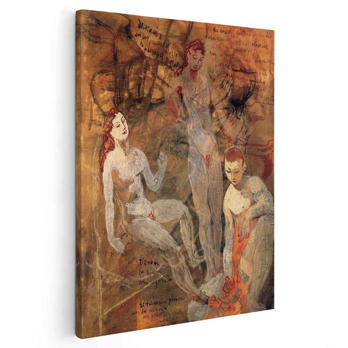 Three nudes (1906) by Pablo Picasso