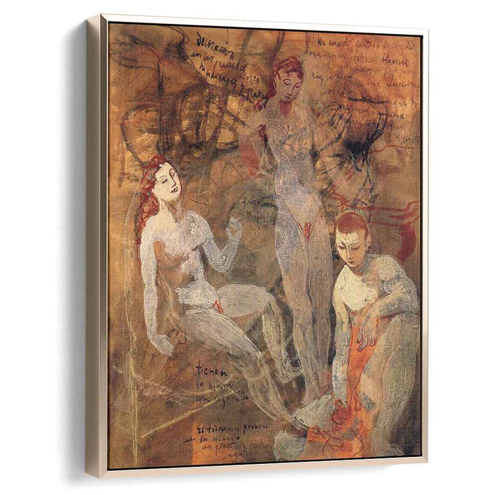 Three nudes (1906) by Pablo Picasso