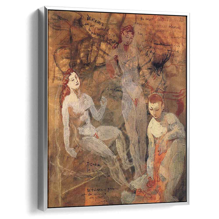 Three nudes (1906) by Pablo Picasso