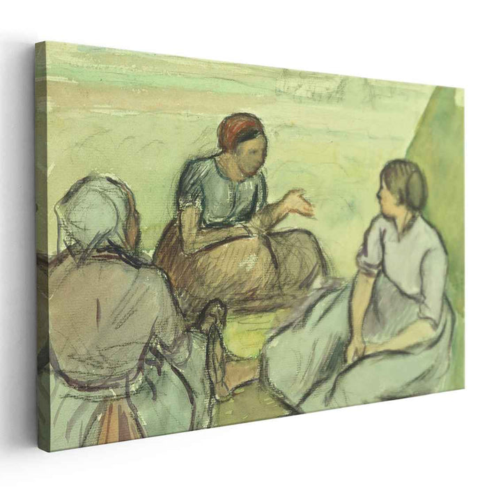 Three Peasant Women (1890) by Camille Pissarro