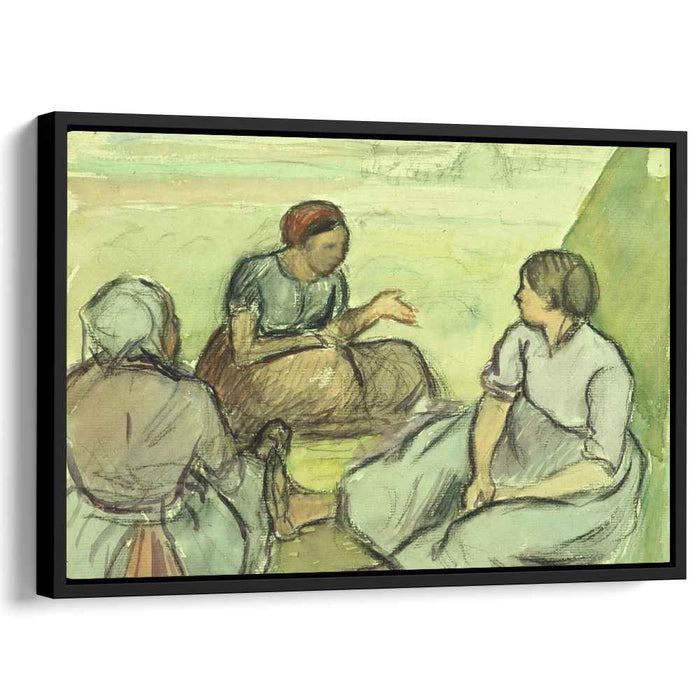 Three Peasant Women (1890) by Camille Pissarro