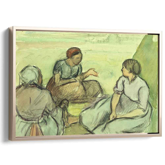 Three Peasant Women (1890) by Camille Pissarro