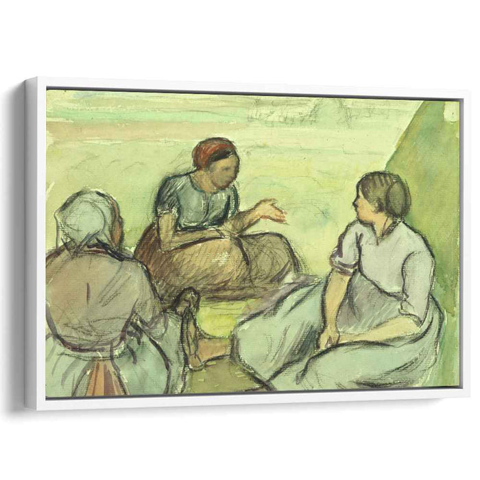Three Peasant Women (1890) by Camille Pissarro