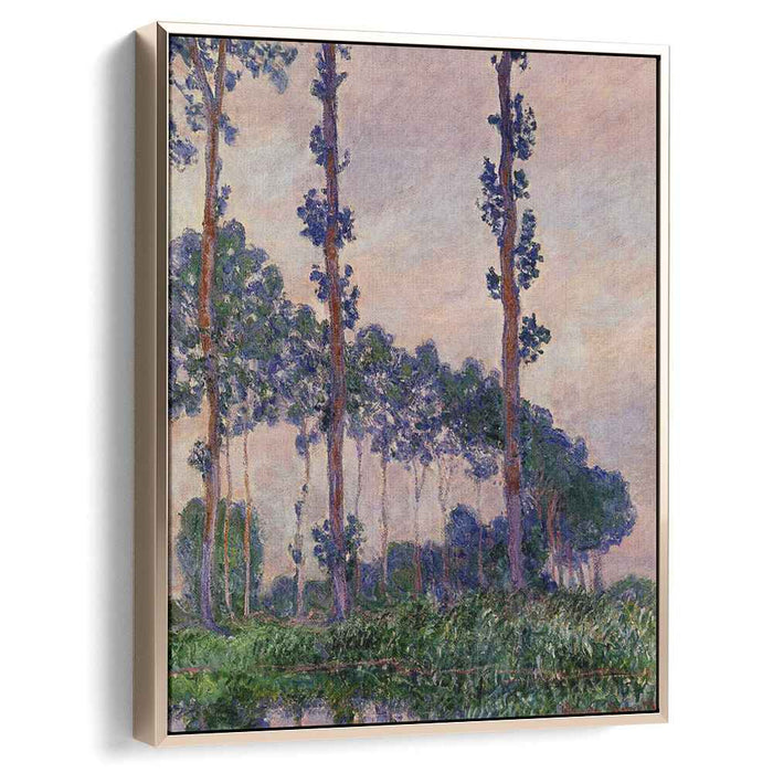 Three Trees in Grey Weather (1891) by Claude Monet