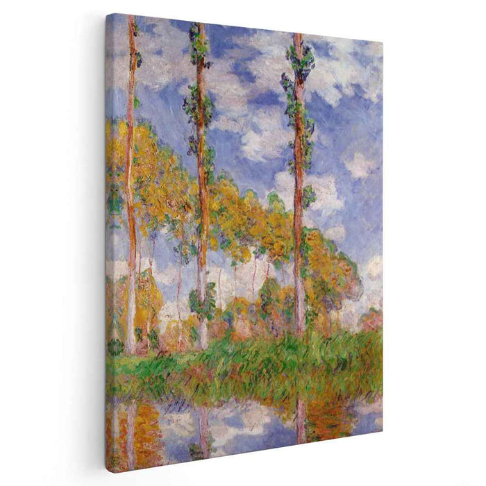 Three Trees in Summer (1891) by Claude Monet