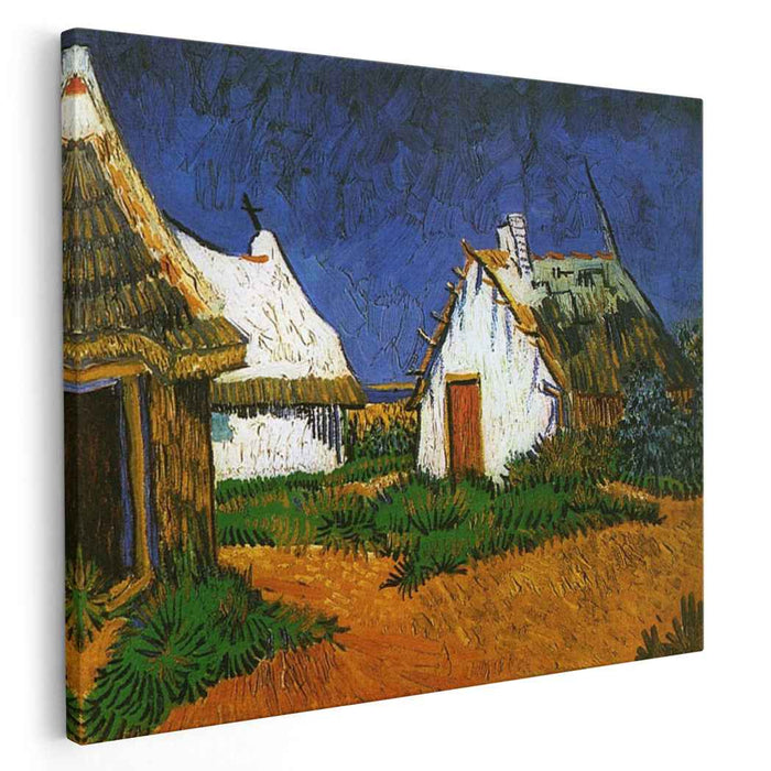 Three White Cottages in Saintes-Maries (1888) by Vincent van Gogh