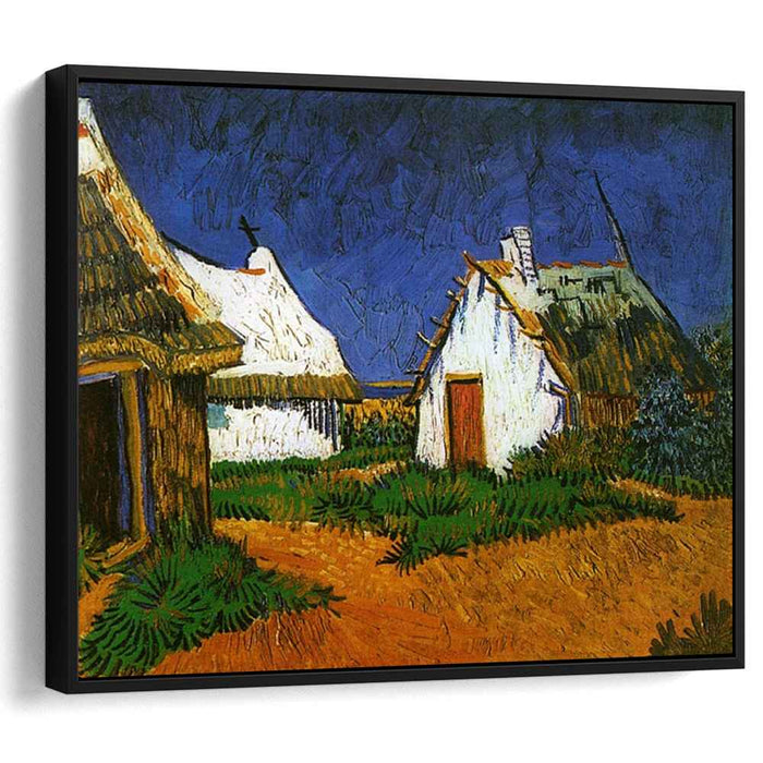 Three White Cottages in Saintes-Maries (1888) by Vincent van Gogh