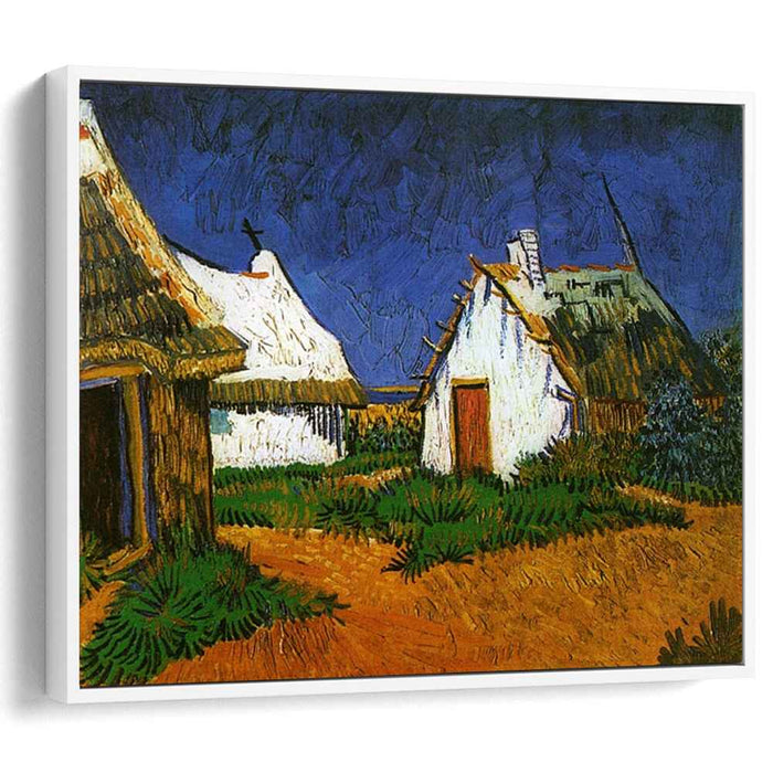 Three White Cottages in Saintes-Maries (1888) by Vincent van Gogh