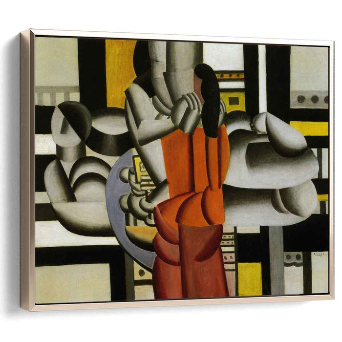 Three women with the still life (1920) by Fernand Leger