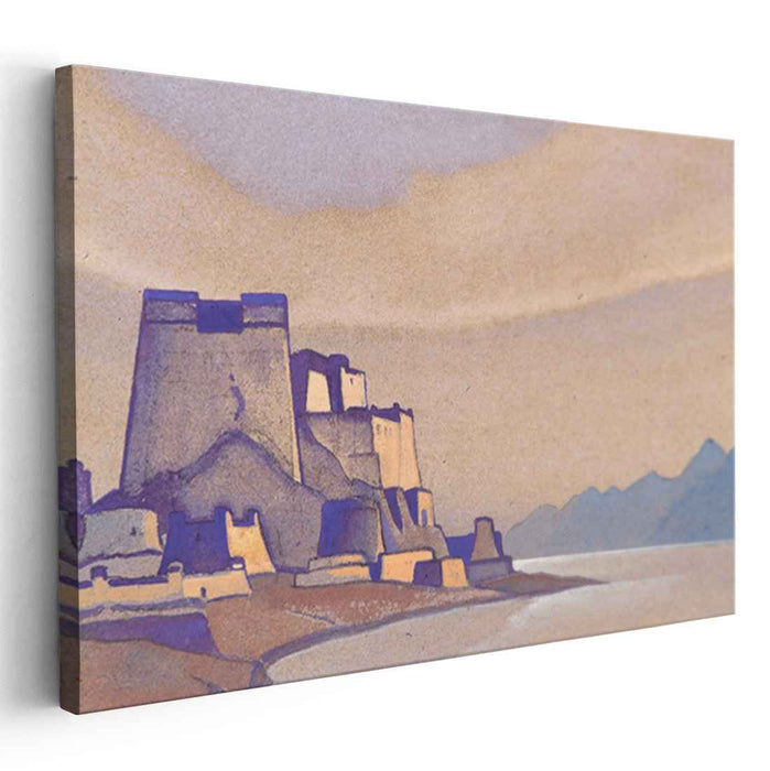 Tibet. Dzong. by Nicholas Roerich