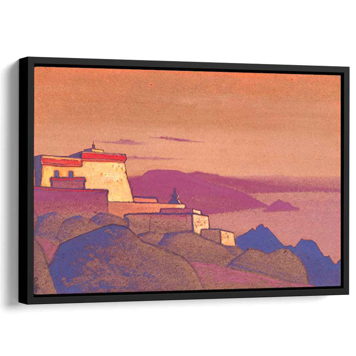 Tibet. Monastery Gelug-pa. (1936) by Nicholas Roerich