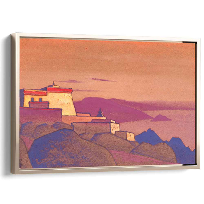 Tibet. Monastery Gelug-pa. (1936) by Nicholas Roerich
